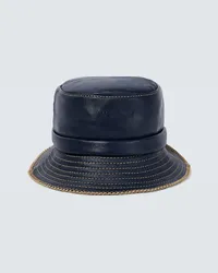 Jacquemus Cappello da pescatore Le Bob Mentalo Blu