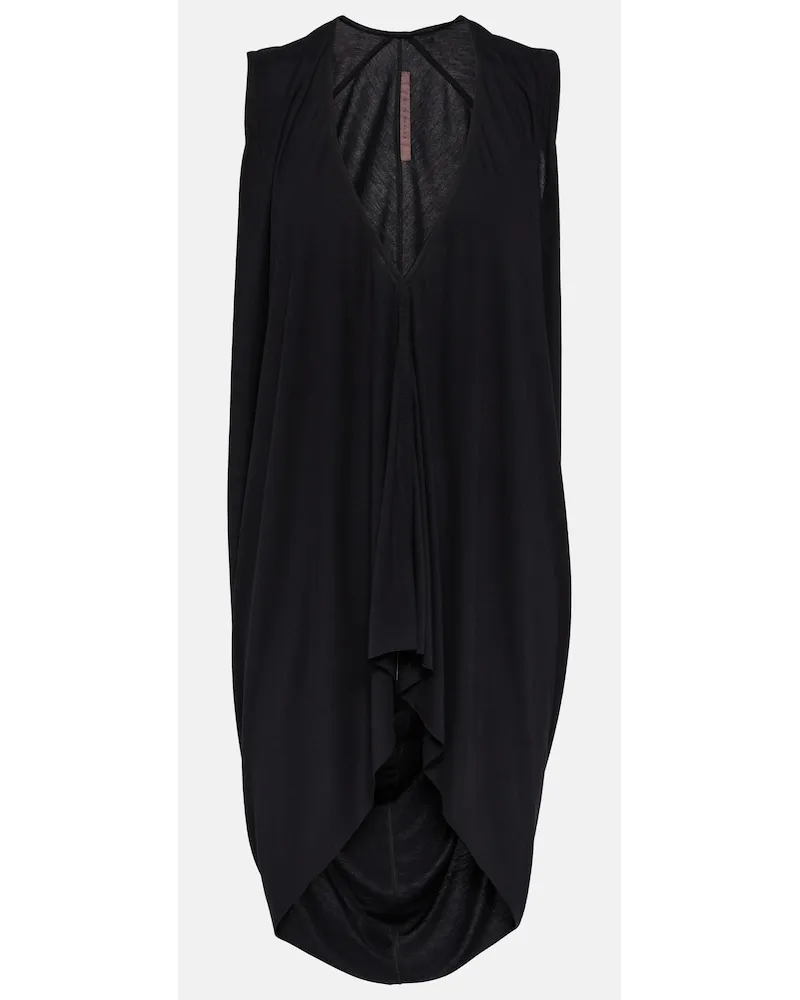 Rick Owens Lilies - Top in jersey Nero