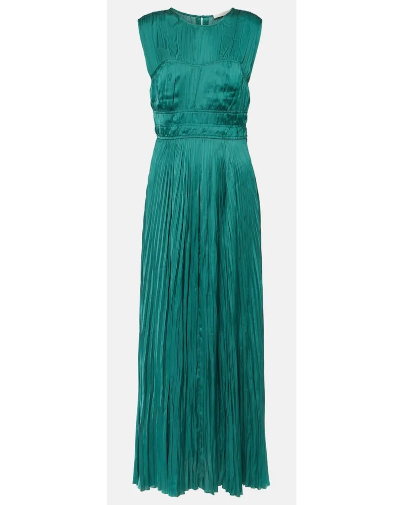 Ulla Johnson Abito lungo Delia in raso Verde