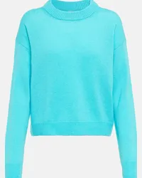 Jardin des Orangers Pullover in lana e cashmere Blu