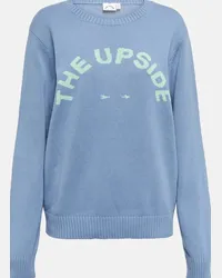 The Upside Pullover Bodi in cotone Blu