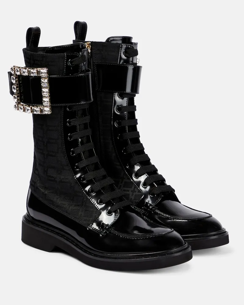 Roger Vivier Stivaletti Viv' Rangers Strass Nero