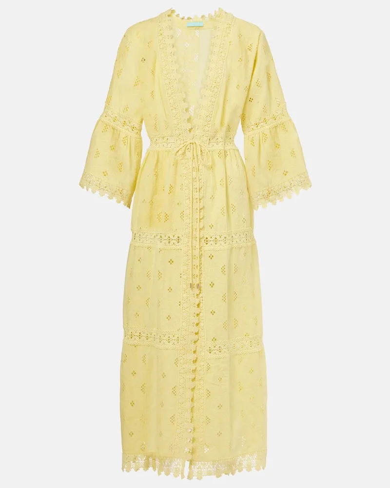 Melissa Odabash Copricostume Tessa in cotone Giallo