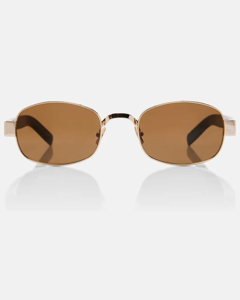 Saint Laurent Occhiali da sole squadrati SL 706 Oro