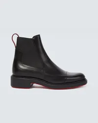 Christian Louboutin Stivali Chelsea Urbino in pelle Nero