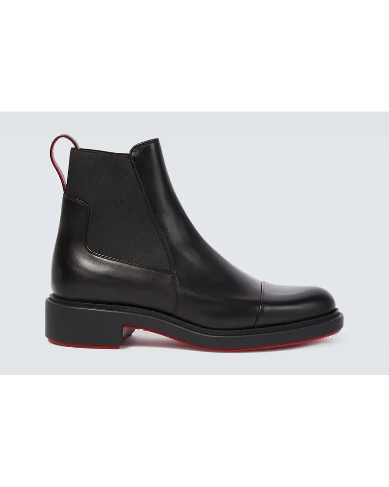 Christian Louboutin Stivali Chelsea Urbino in pelle Nero