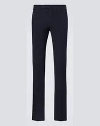 Incotex Pantaloni slim in cotone Blu