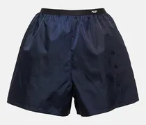 Shorts in Re-Nylon a vita alta