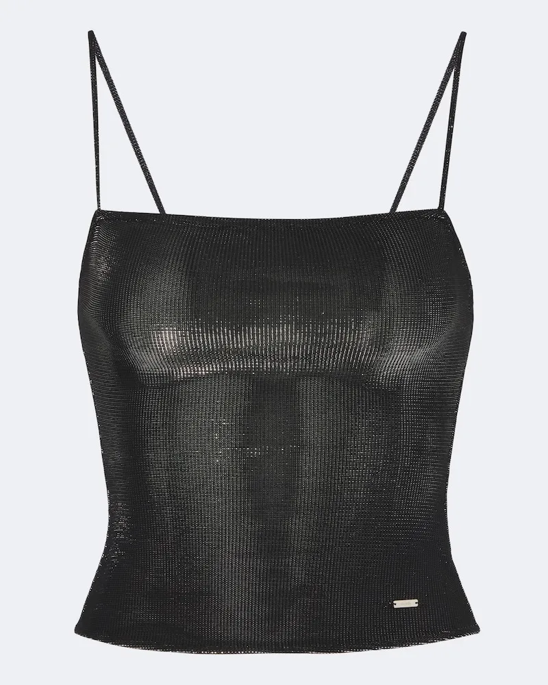 Gucci Top cropped Nero