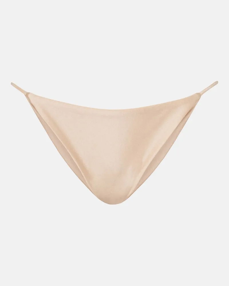 JADE SWIM Slip bikini Bare Minimum Beige