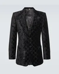 Gucci Blazer monopetto GG Nero