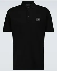 Dolce & Gabbana Polo in cotone Nero