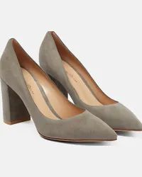 Gianvito Rossi Pumps Piper 85 in suede Grigio