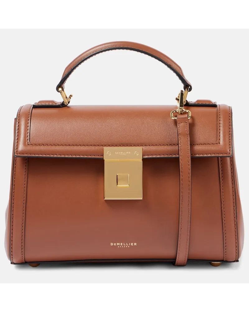 DeMELLIER Borsa a spalla Paris in pelle Marrone