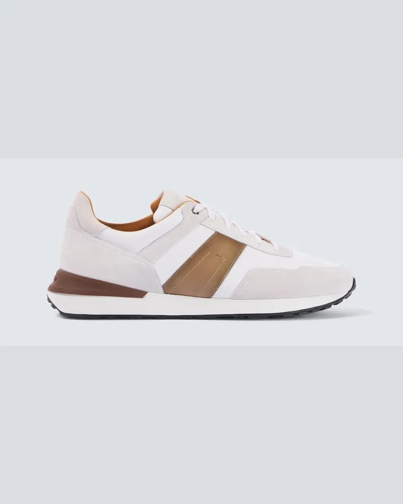 Magnanni Sneakers Grafton con pelle Bianco