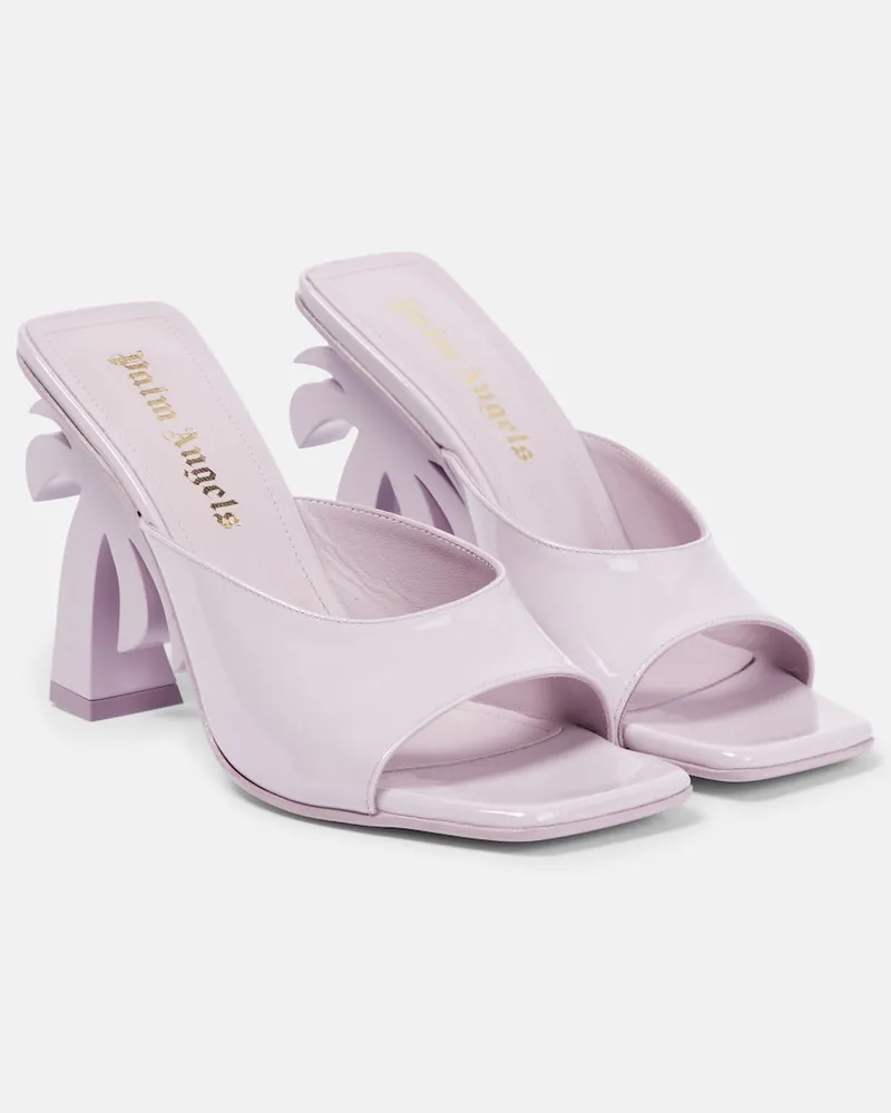 Palm Angels Mules Palm Beach in vernice Rosa