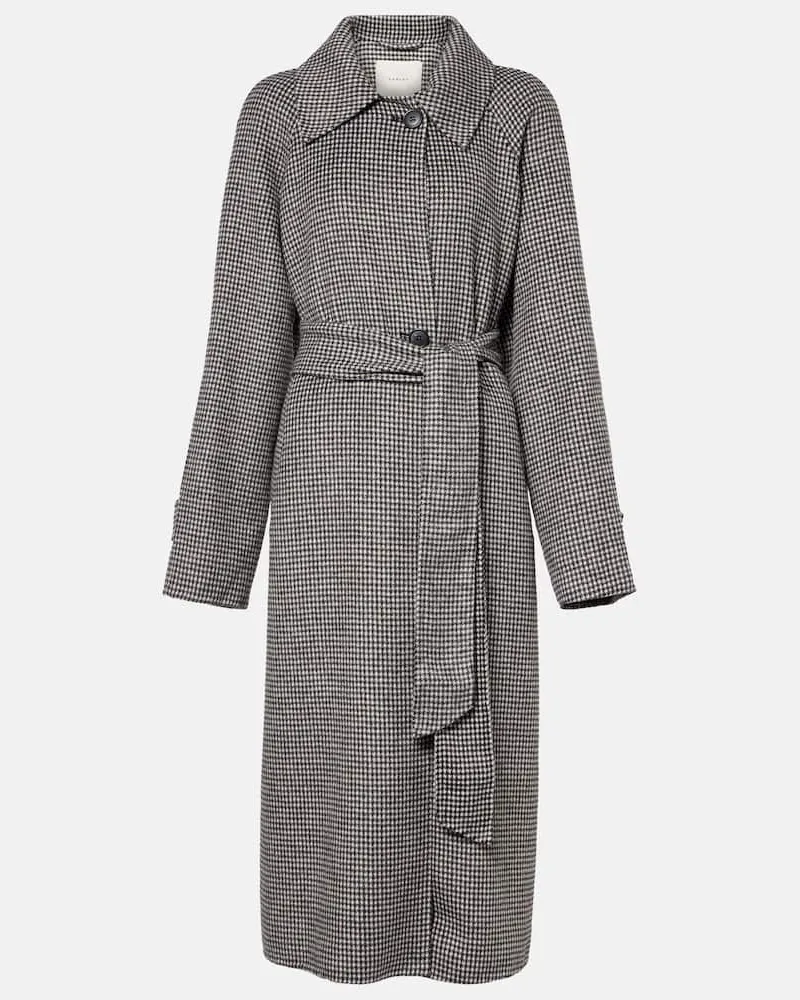 Varley Cappotto Fairbourn pied-de-poule Nero