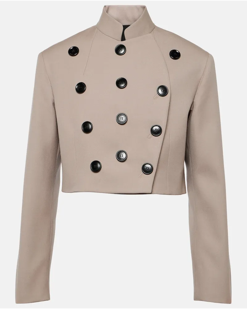 Alaïa AlaÃ¯a Giacca in lana Beige