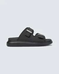 Alexander McQueen Sandali Hybrid in gomma Nero