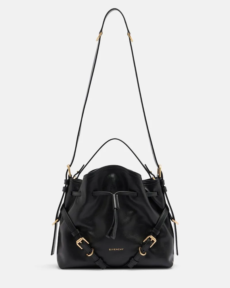 Givenchy Borsa a spalla Voyou Bucket in pelle Nero