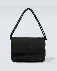 Saint Laurent Borsa a tracolla Niki in nylon Nero