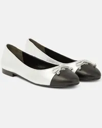 Tory Burch Ballerine in pelle Argento