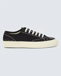 Common Projects Sneakers Tournament in canvas con pelle Nero