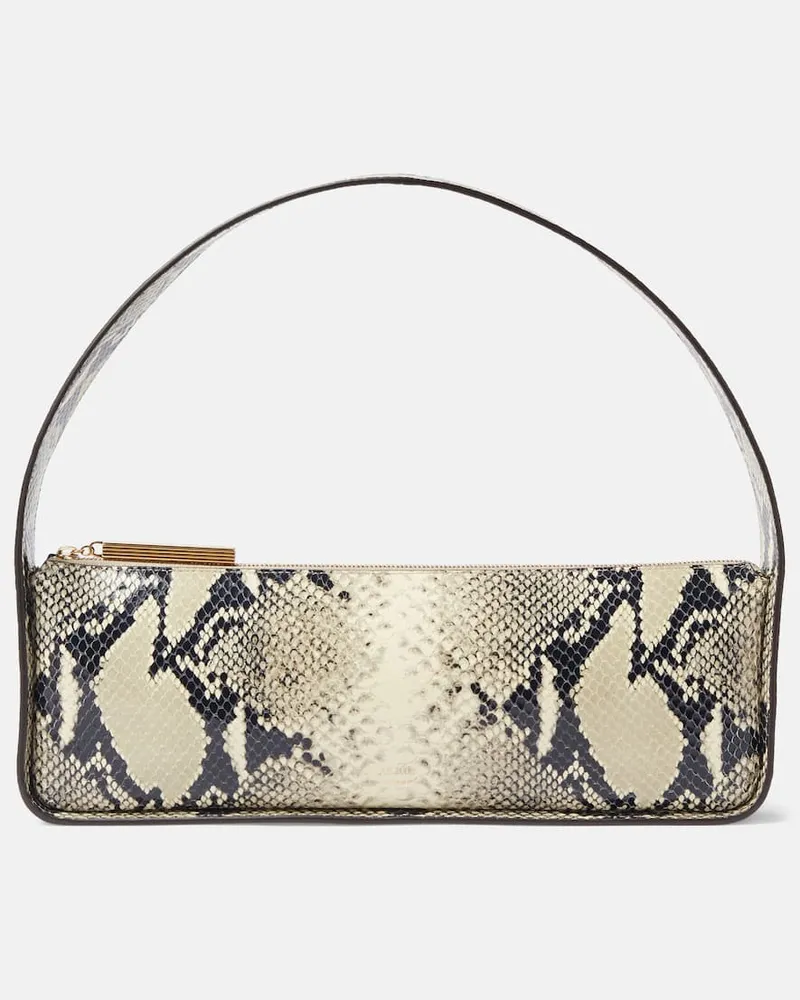 KHAITE Borsa a spalla Lori in pelle stampata Multicolore