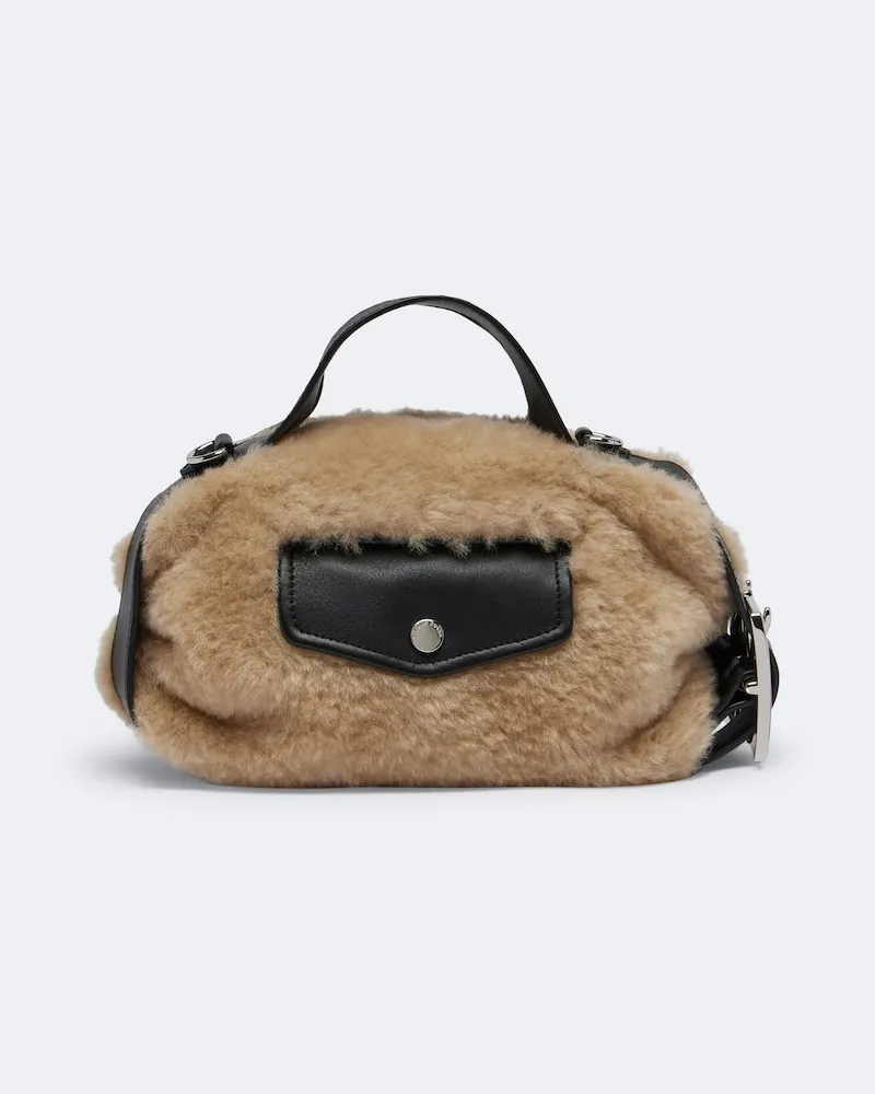 Simone Rocha Borsa a mano Biker Small Beige