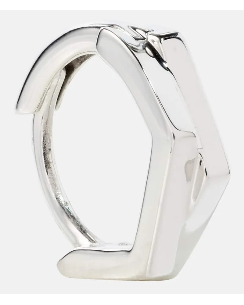 Repossi Orecchino singolo Antifer 2 Rows in oro bianco 18kt Bianco