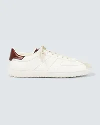 Berluti Sneakers Trainer in pelle con ricamo Bianco