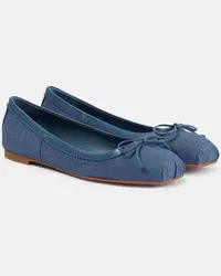 Christian Louboutin Ballerine Mamadrague in denim Blu