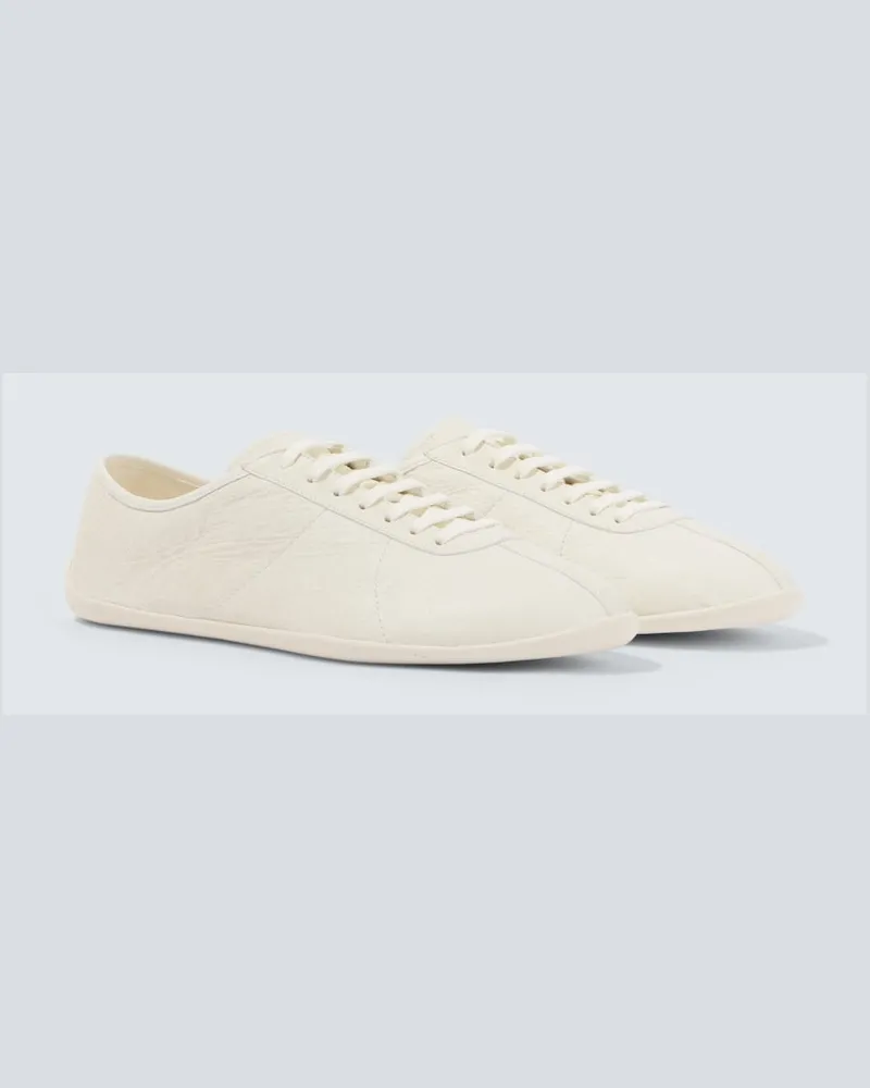 The Row Sneakers Clement in pelle Bianco