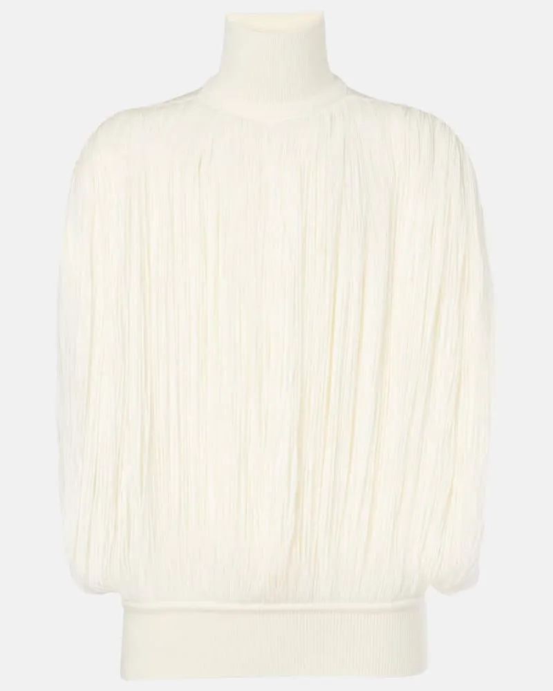 Alaïa AlaÃ¯a Dolcevita in lana Bianco