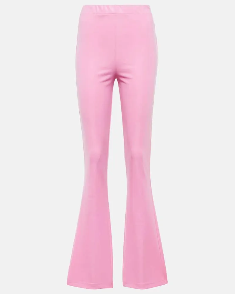ROTATE Birger Christensen Leggings flared Molikka Rosa