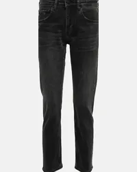 Adriano Goldschmied Jeans Girlfriend cropped Nero