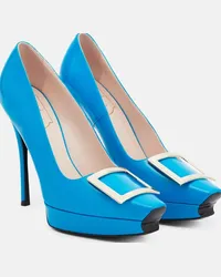 Roger Vivier Pumps Trompette in vernice Blu