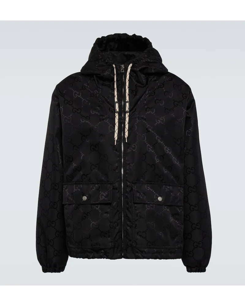 Gucci Giacca Gucci Off The Grid con cappuccio Nero