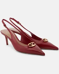 Valentino Garavani Pumps slingback VLogo Signature in pelle Rosso