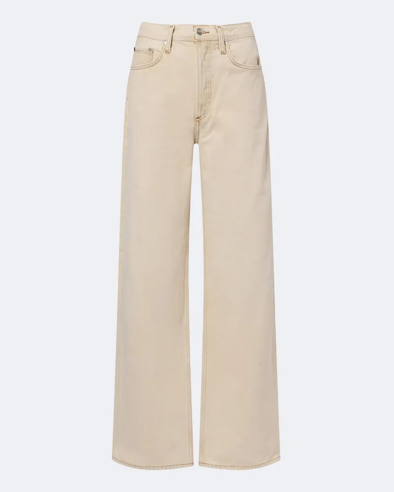 AGOLDE Jeans Arc 32 a gamba larga Beige