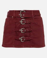 Blumarine Minigonna di jeans Rosso