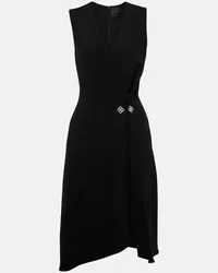 Givenchy Abito midi in crêpe Nero