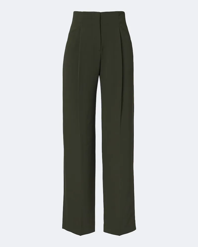 Veronica Beard Pantaloni a gamba larga Kenneth Verde