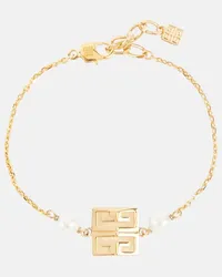 Givenchy Bracciale 4G con perle bijoux Oro