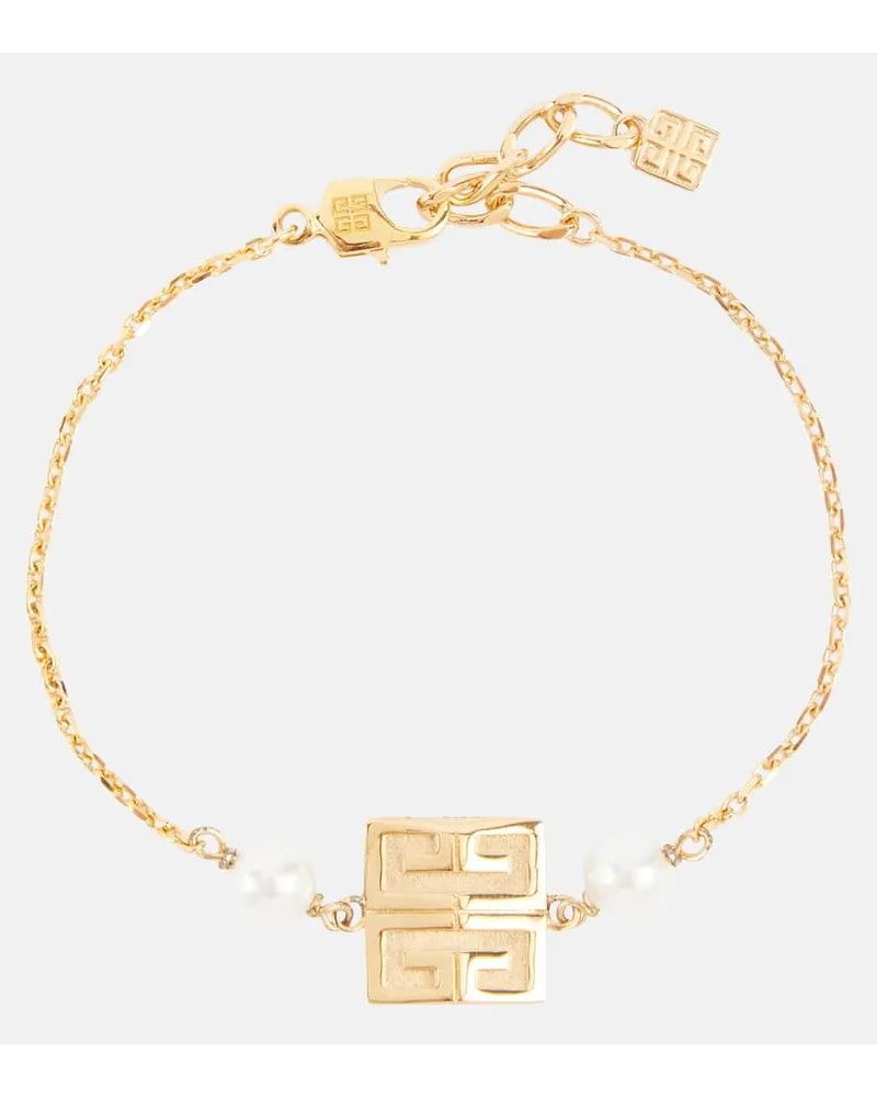 Givenchy Bracciale 4G con perle bijoux Oro