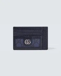 Gucci Portacarte Ophidia GG in pelle Blu