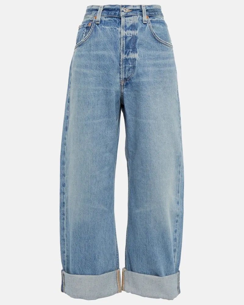 Citizens of humanity Jeans cropped Ayla a vita media Blu