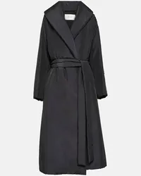 The Row Cappotto Francine in misto seta Nero