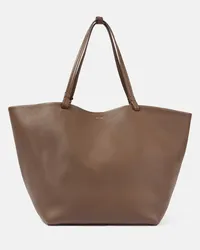 The Row Borsa Park XL in pelle Verde