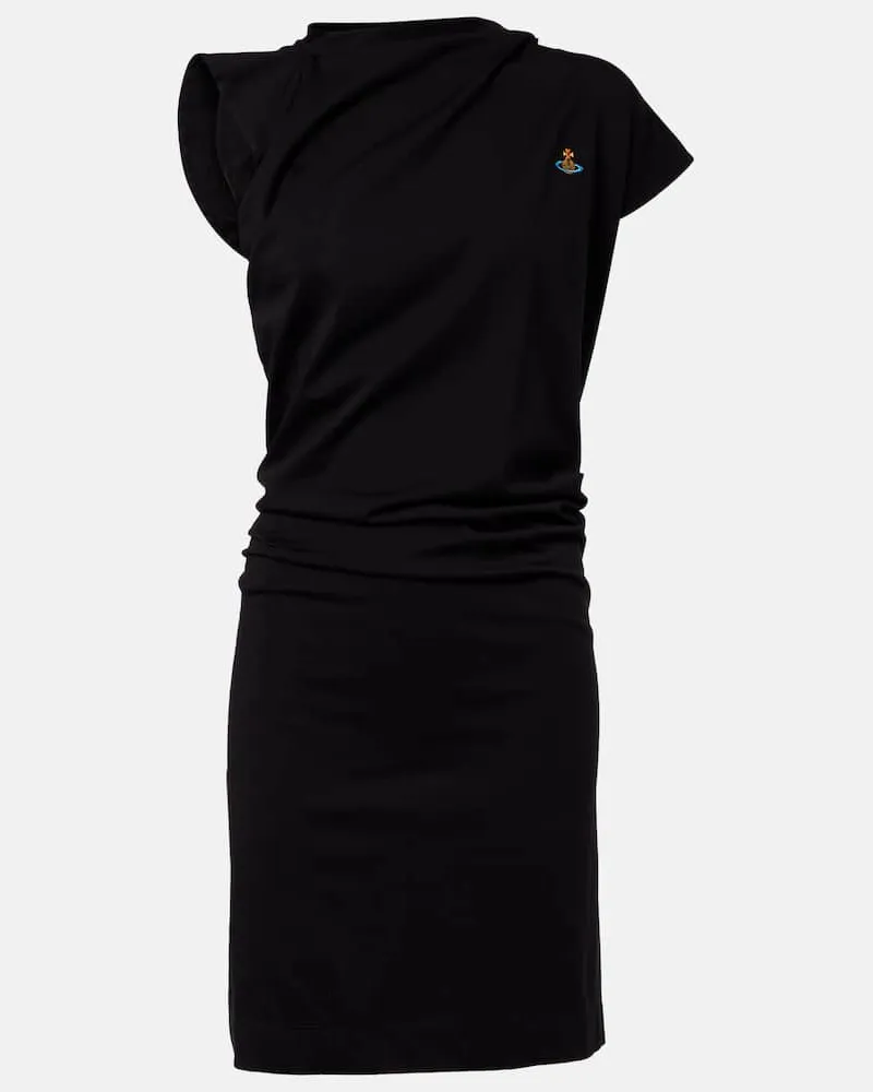Vivienne Westwood Abito corto Hebo in jersey Nero